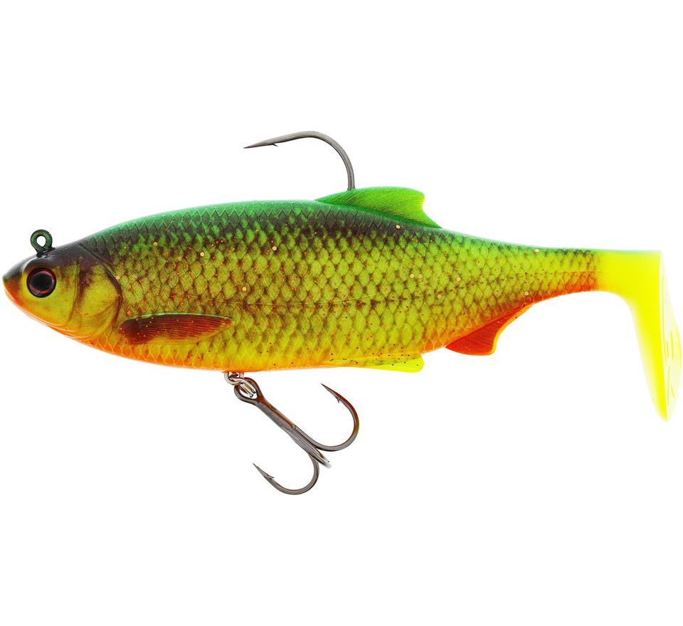 Westin Gumová nástraha Ricky the Roach Shadtail R2F Firetiger Rudd