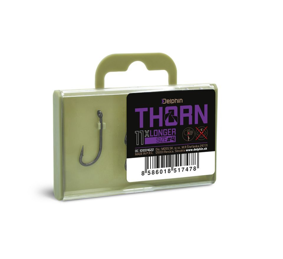 Delphin Háčky Thorn Longer 11ks