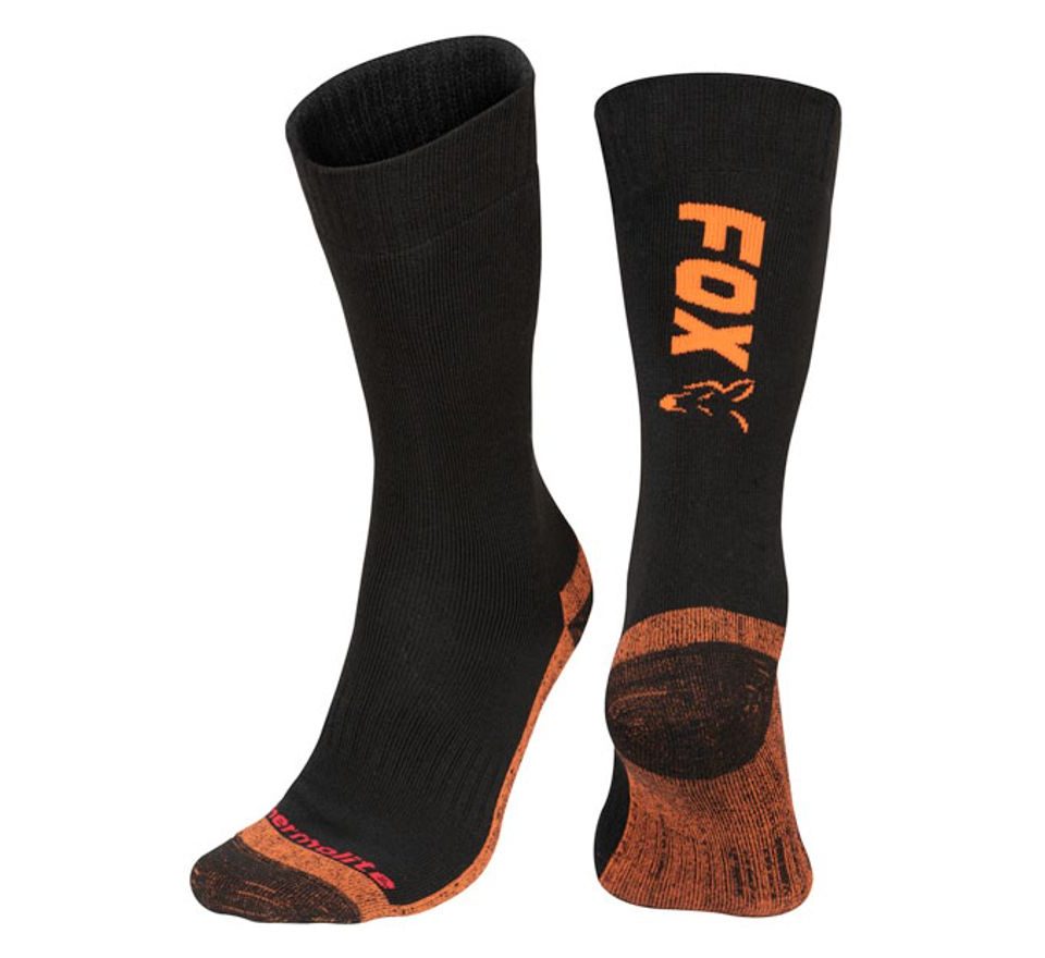 Fox Ponožky Collection Thermolite long sock Black/Orange