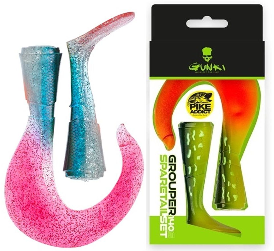 Gunki Náhradní ocásky Grouper 14cm S
