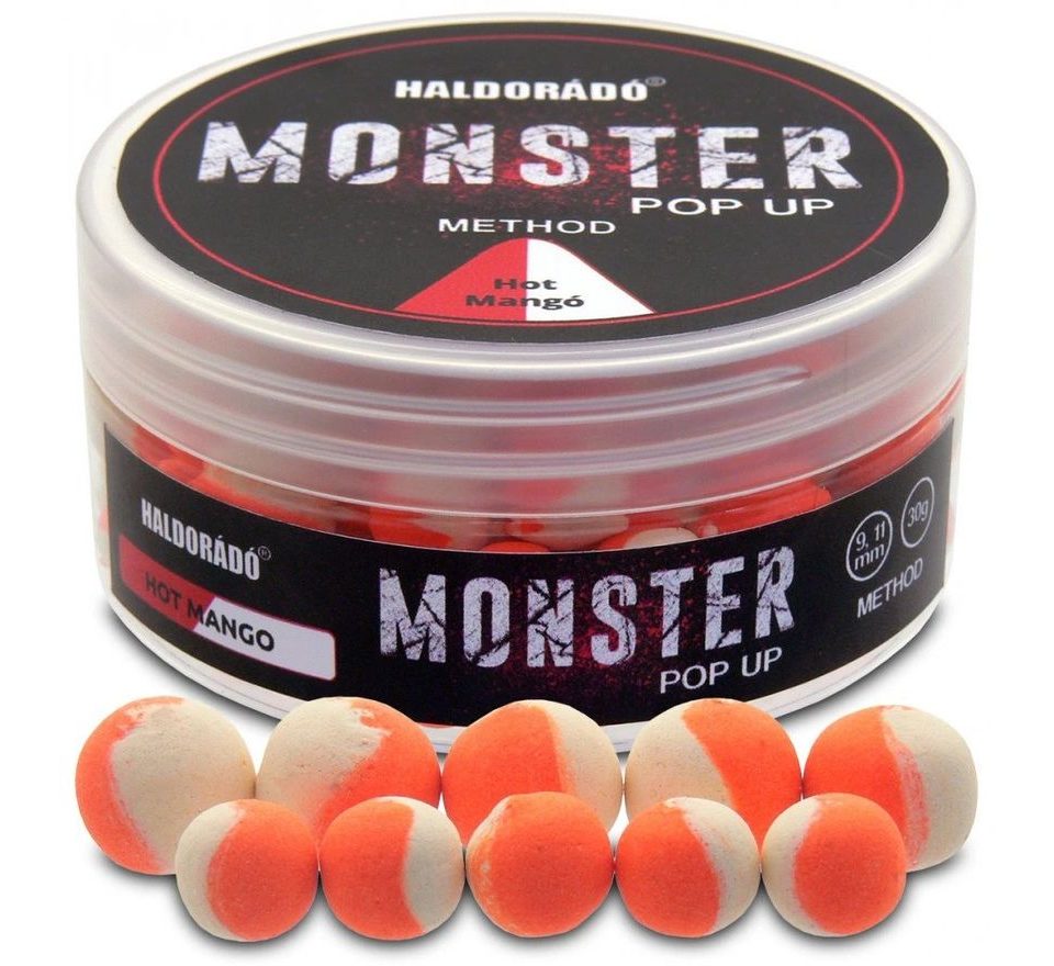 Haldorádó Pop-Up Boilies Method Monster 9+11mm 30g