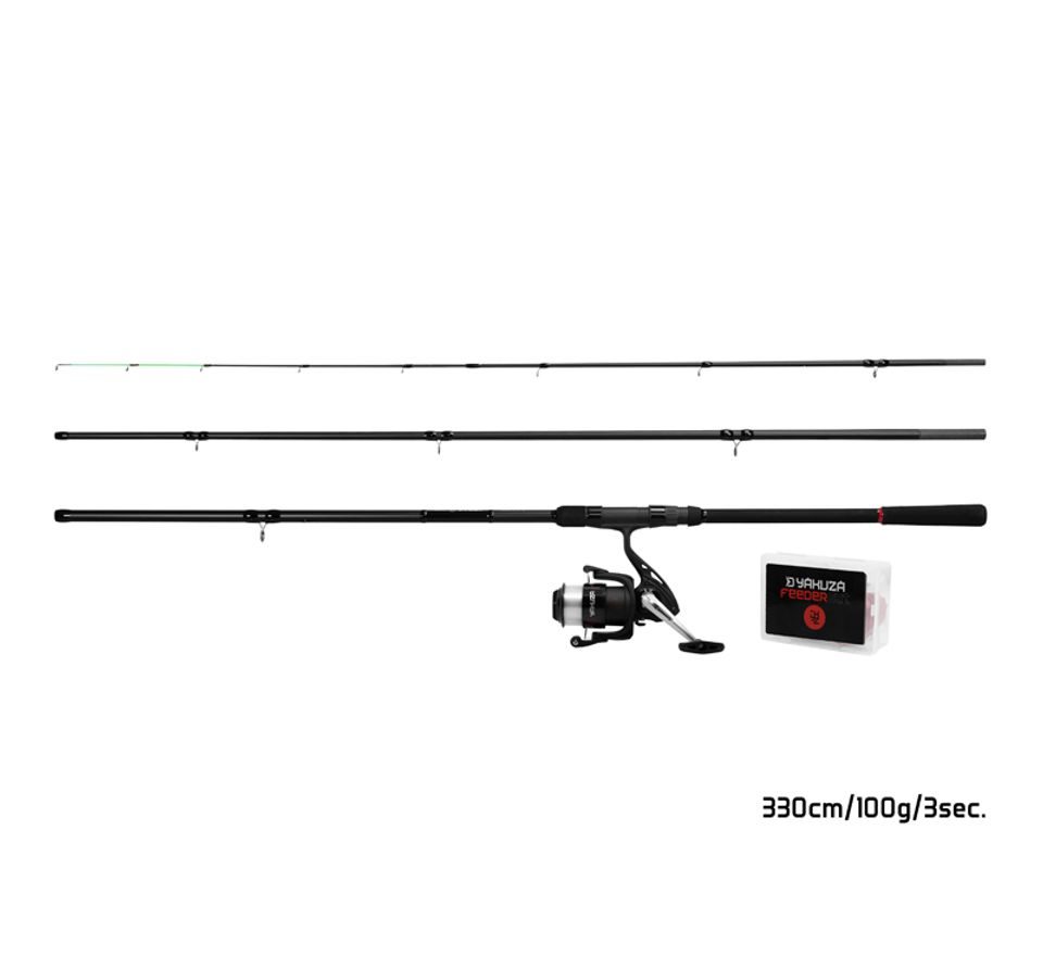 Delphin Feederový set Yakuza 330 3,3m 100g 3díl