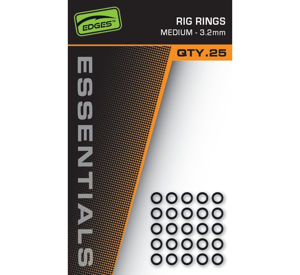 Fox Kroužky Edges Essentials Rig Rings 25ks