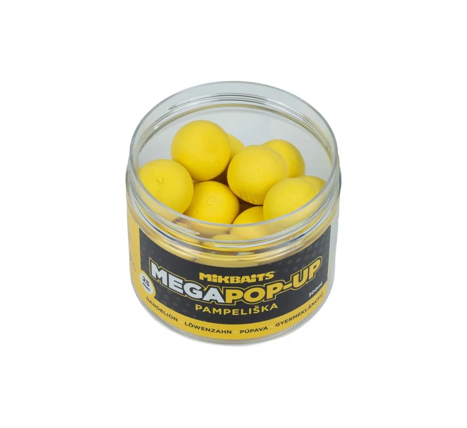 Mikbaits Plovoucí boilies Mega fluo pop-up 300ml