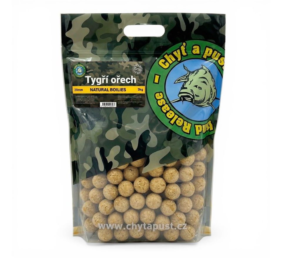 Chyť a pusť Boilies Natural 3kg