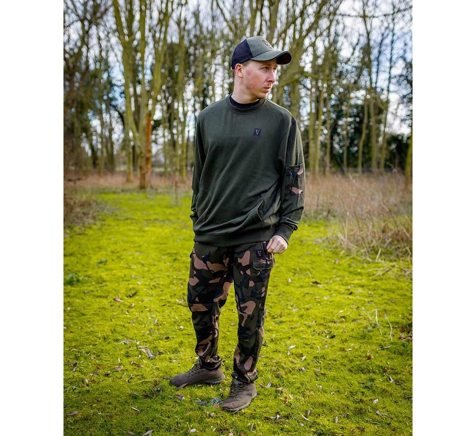 Fox Svetr LW Khaki Pullover