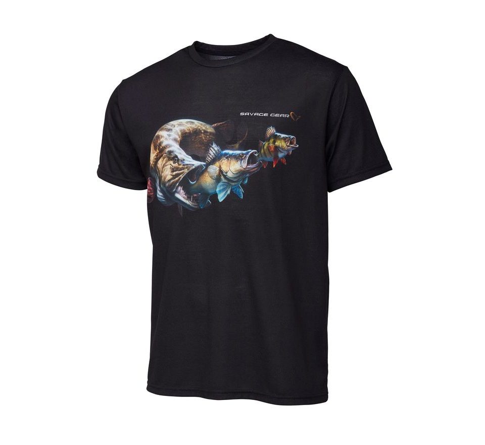 Savage Gear Triko Cannibal Tee Black