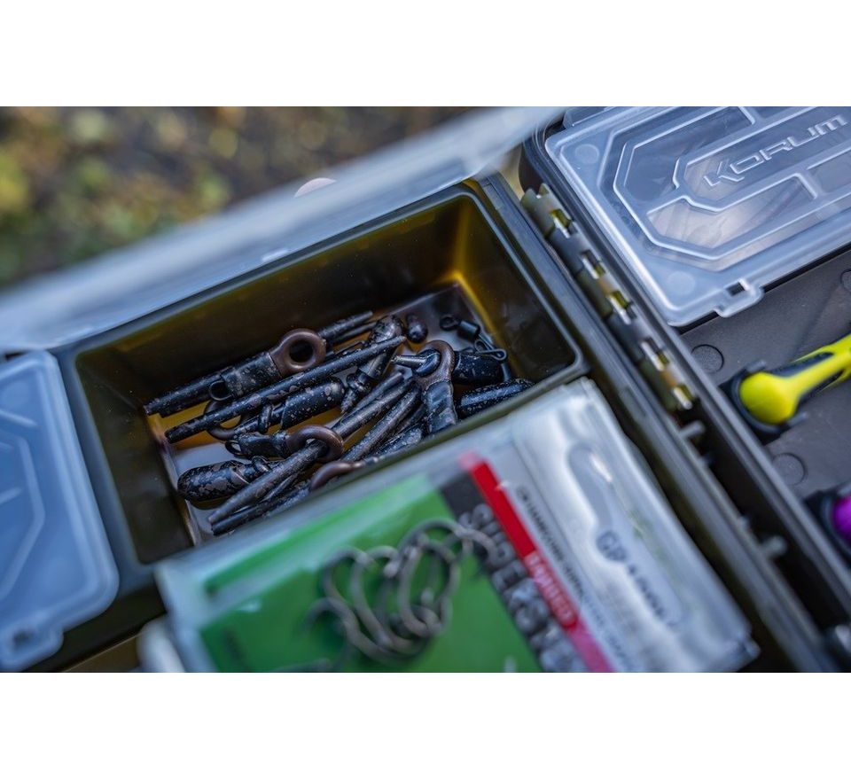 Korum Tackle Box Slim Blox Loaded