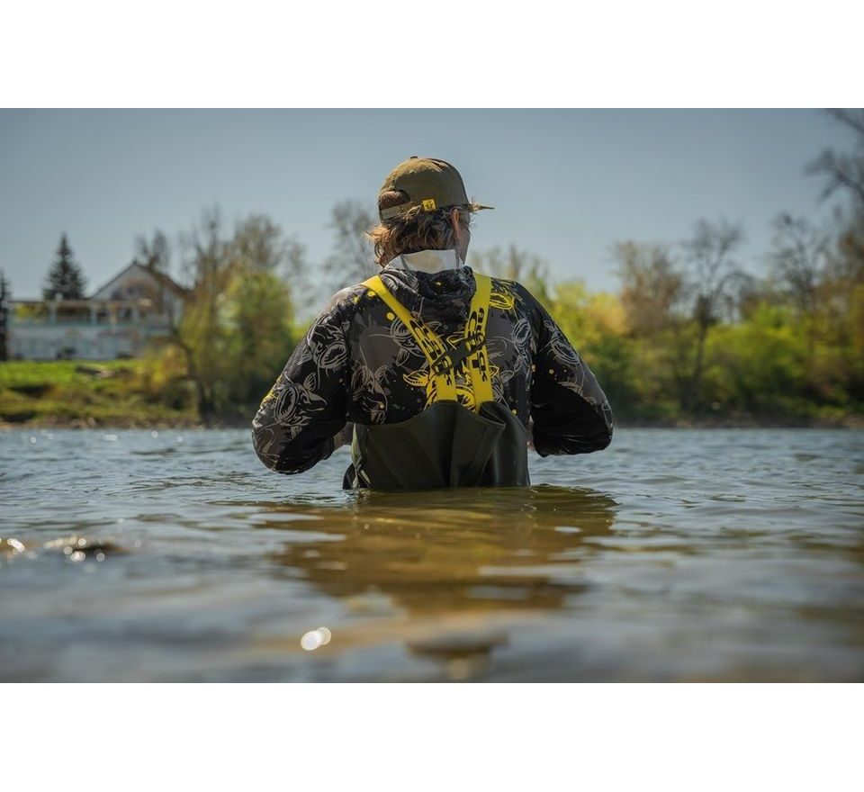 Black Cat Prsačky Green Booted Waders