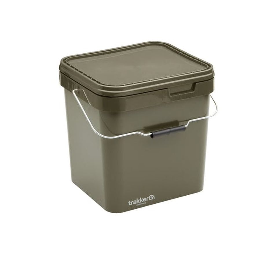 Trakker Plastový kýbl Olive Square Container 17l