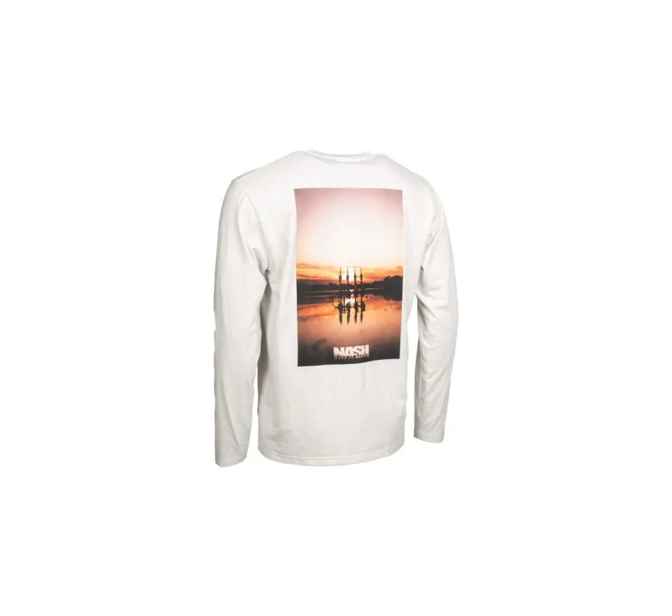 Nash Triko Make It Happen Sunset Long Sleeve T Shirt Ecru