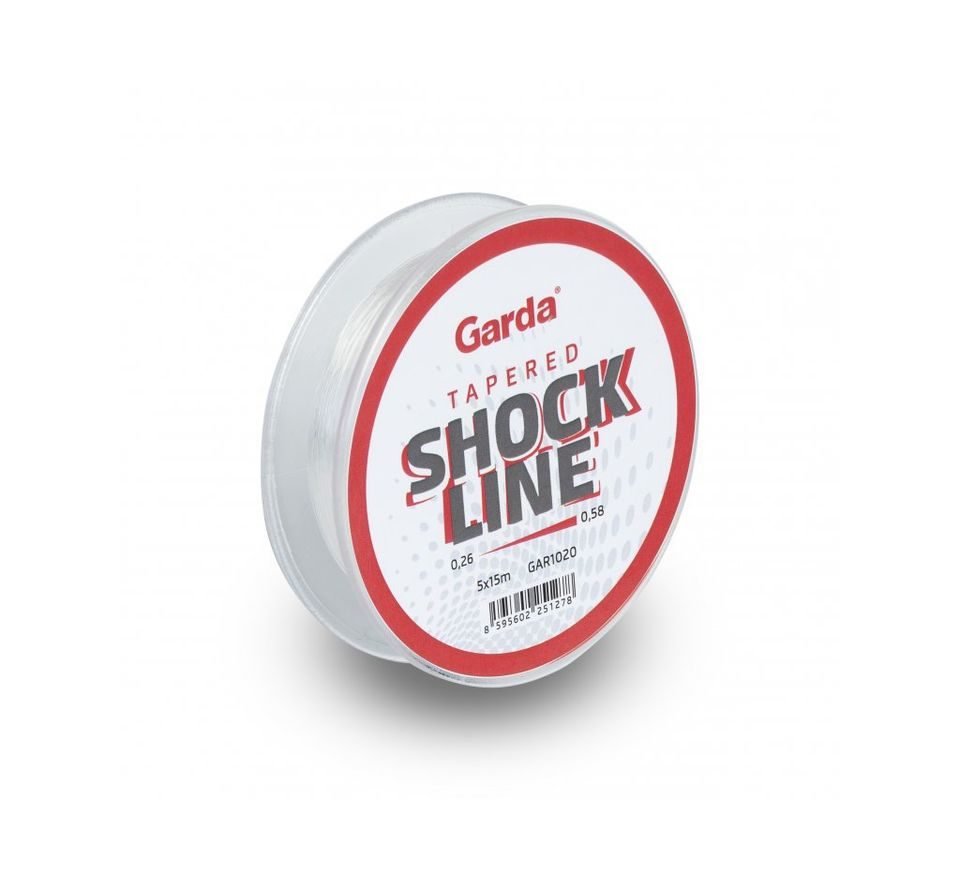 Garda Šokový Vlasec Shock Line 5x15m 0,26-0,58mm