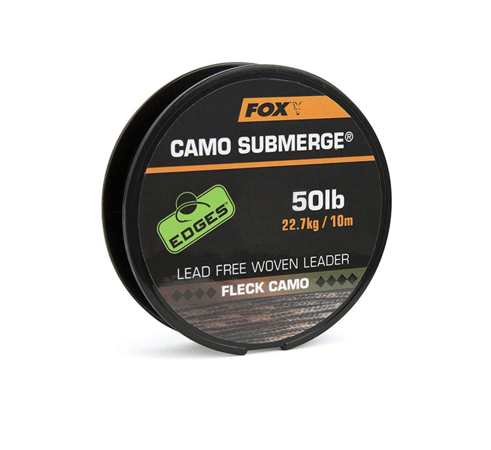 Fox Šňůra Edges Submerge Camo Leader Fleck Camo 10m