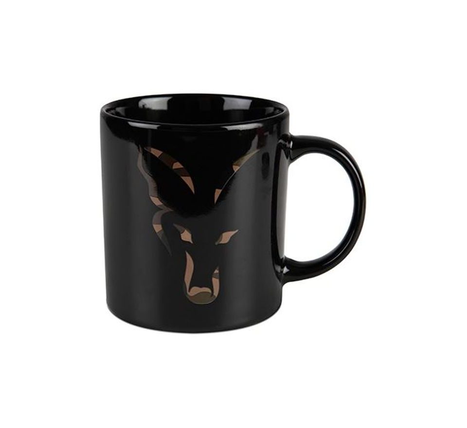 Fox Hrnek Black And Camo Head Ceramic Mug