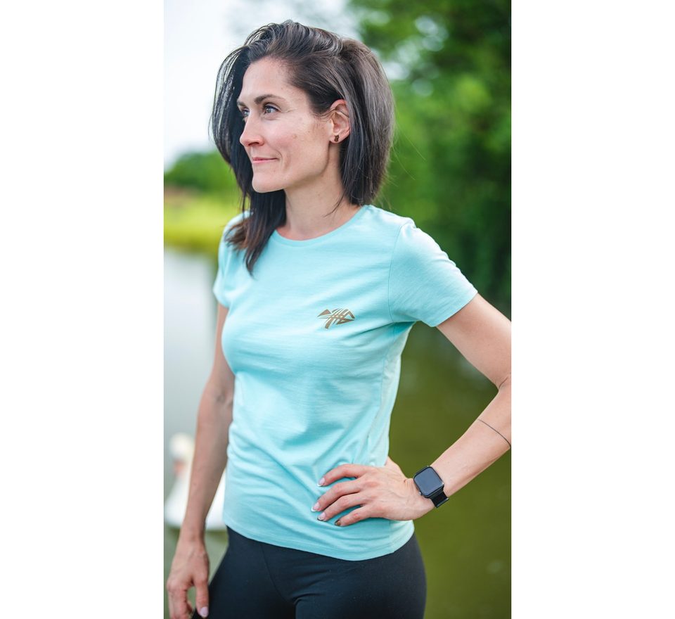 Giants fishing Dámské tričko zelené Koi kapr