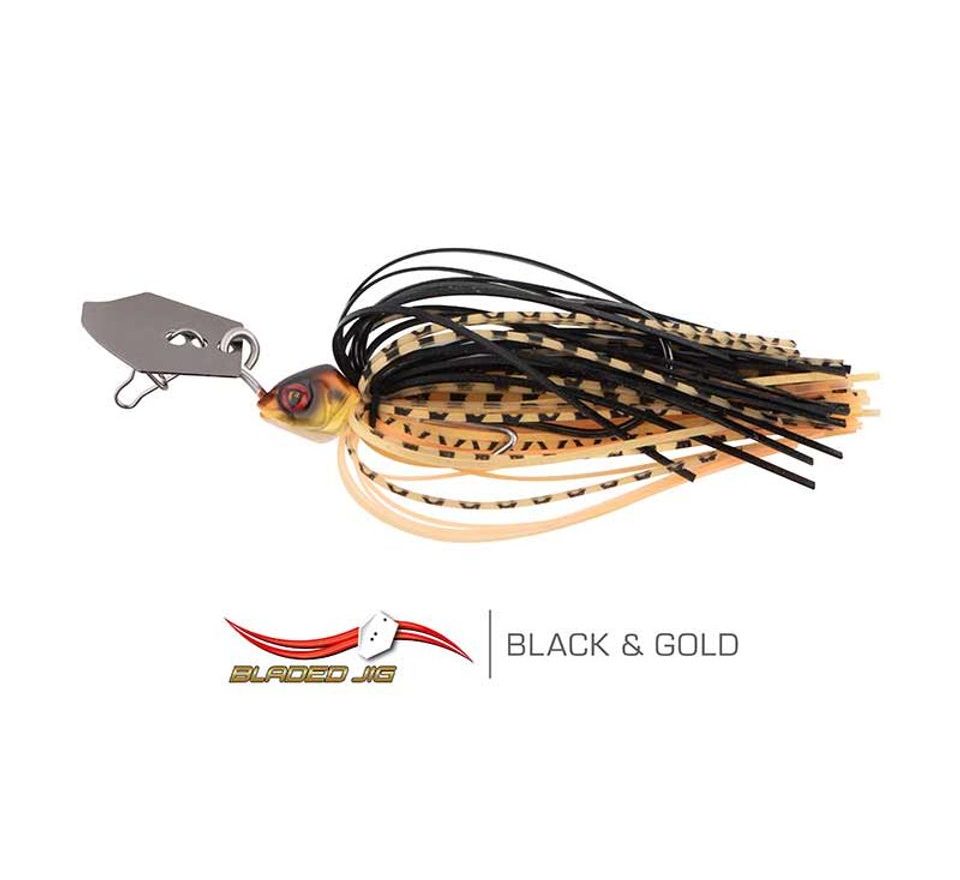 Fox Rage Nástraha Bladed Jig Black & Gold