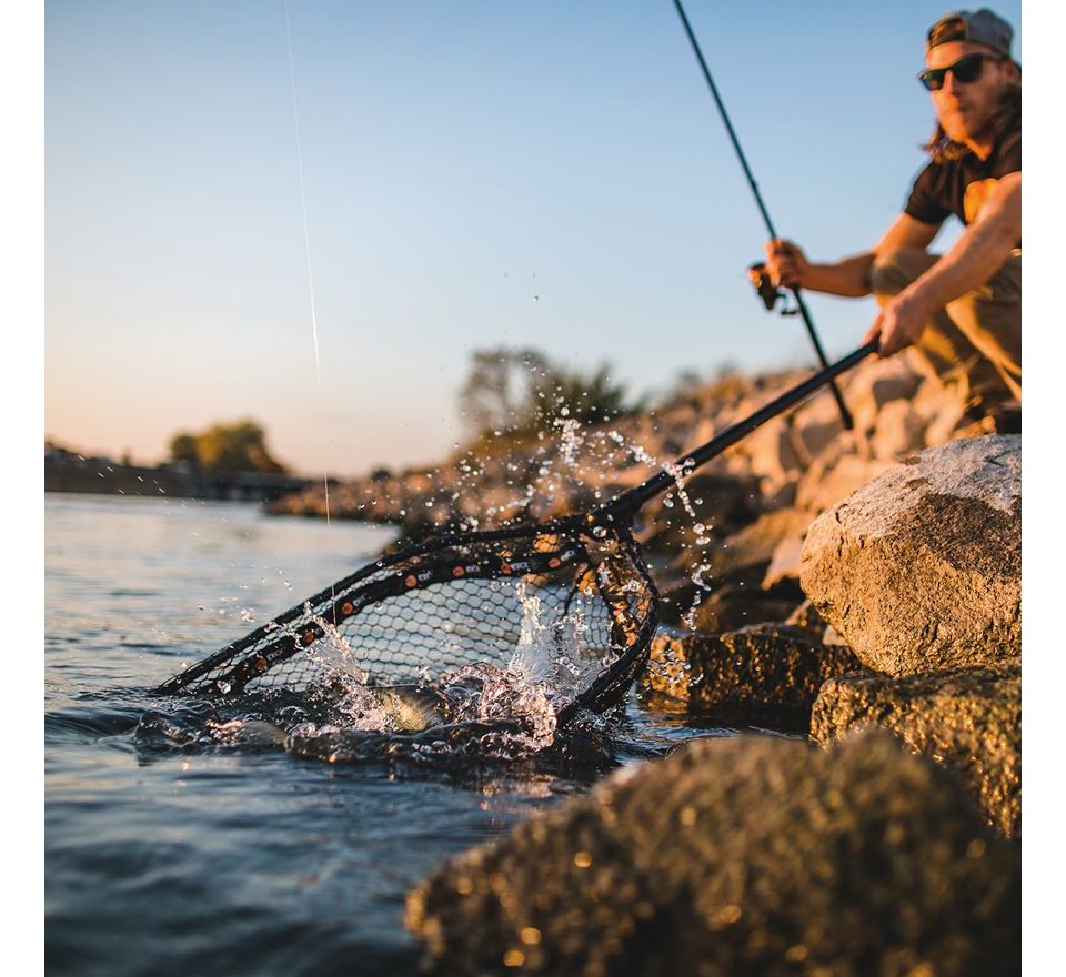 Zeck Podběrák Folding Rubber Net L