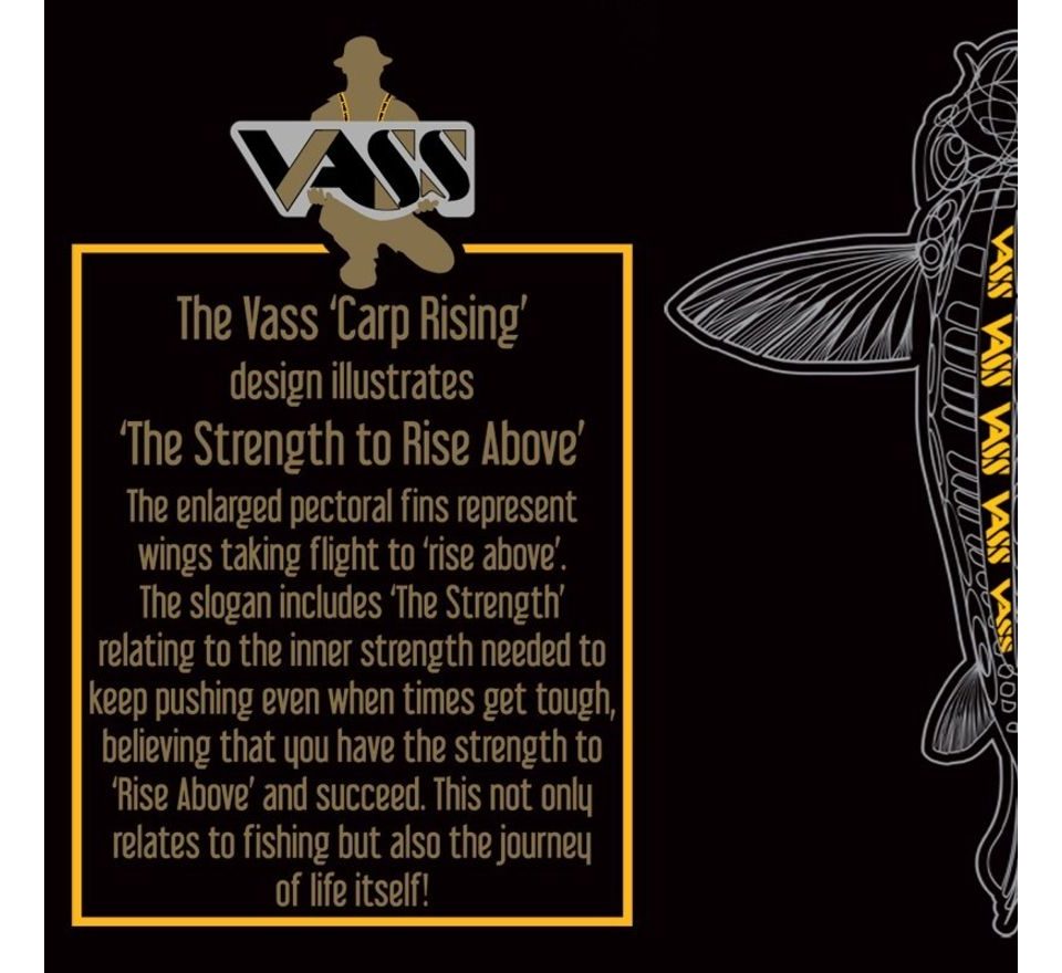 Vass Mikina Carp Rising Hoodie Black