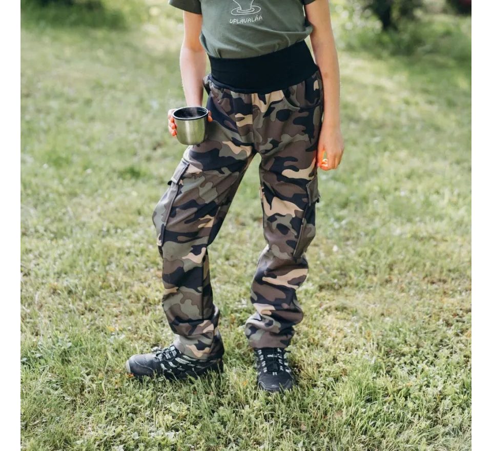 Šijeme srdcem Kalhoty Softshell Bahňáky