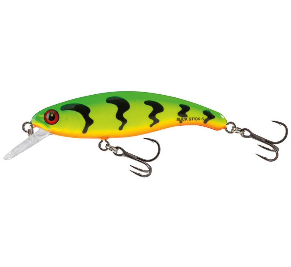 Salmo Wobler Slick Stick Floating Green Tiger