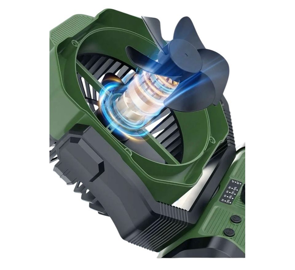 Holdcarp Větrák Rechargeable DoubleMotor Fan
