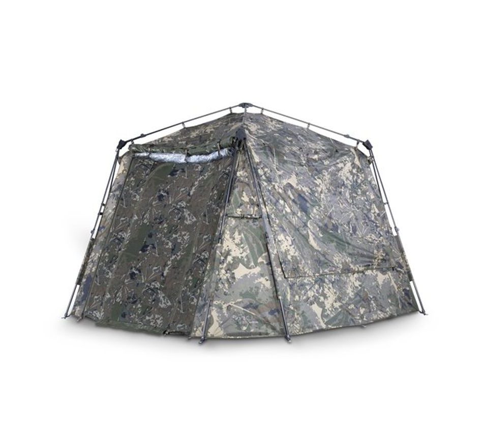 Nash Bivak Bank Life Blockhouse Camo Pro + Zimní přehoz