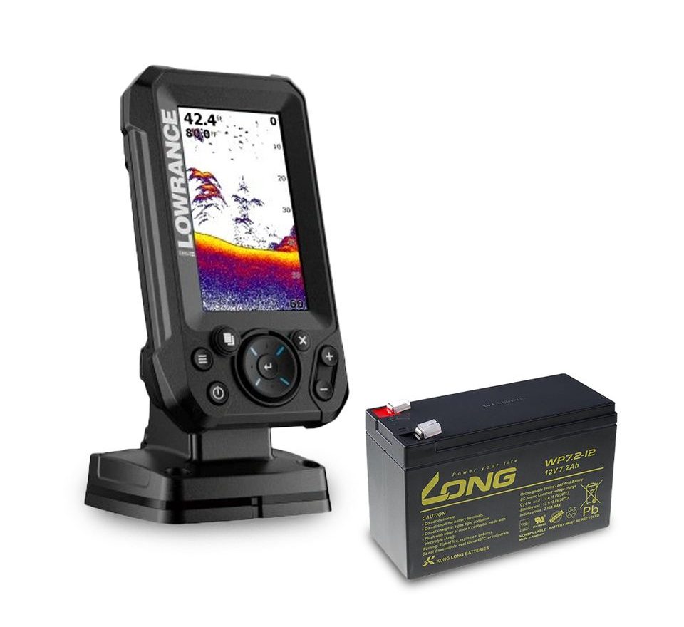 Lowrance Echolot Eagle 4X se Sondou Bullet + baterie ZDARMA