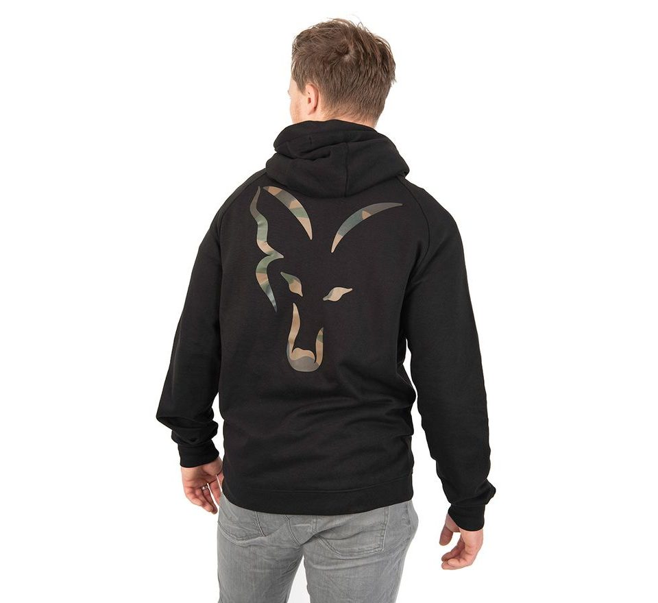 Fox Mikina LW Black/Camo Print Zip Hoody