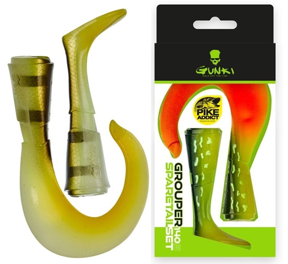 Gunki Náhradní ocásky Grouper 14cm S