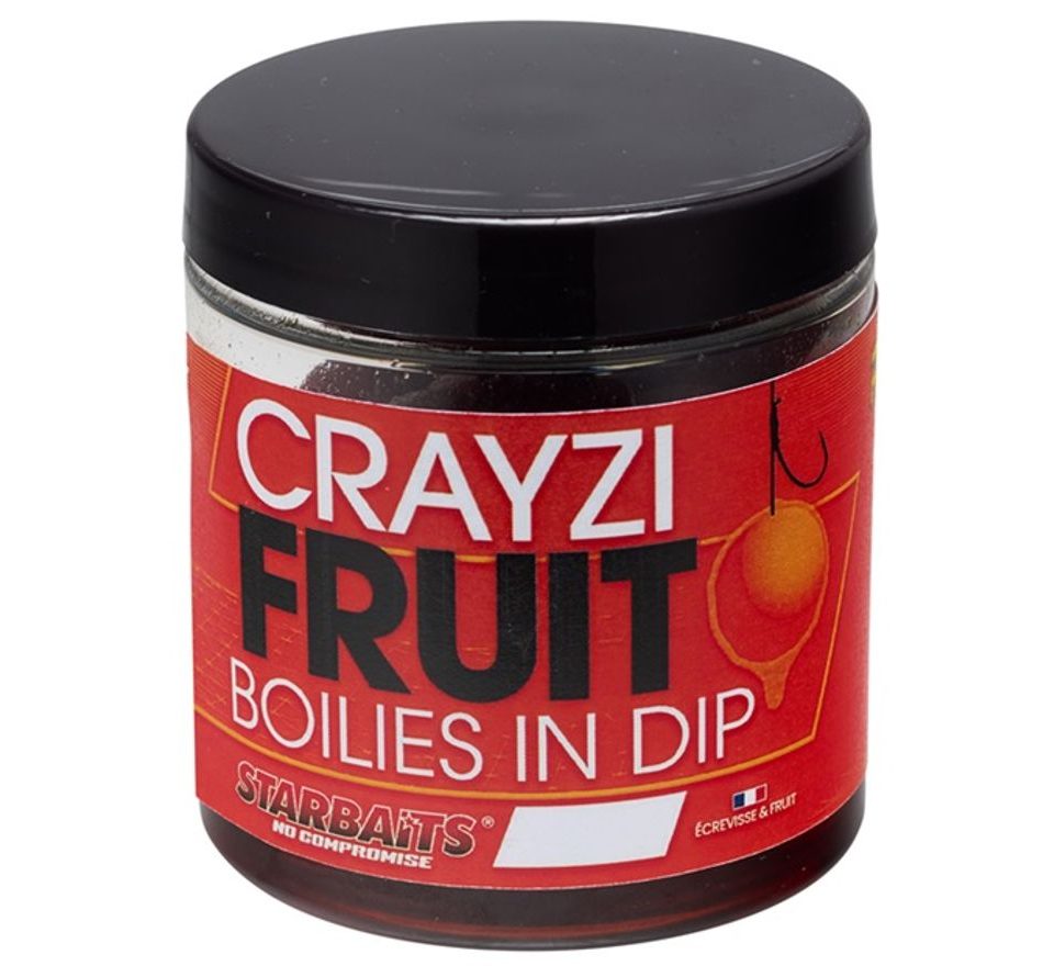 Starbaits Boilies In Dip Crayzi Fruit 150g