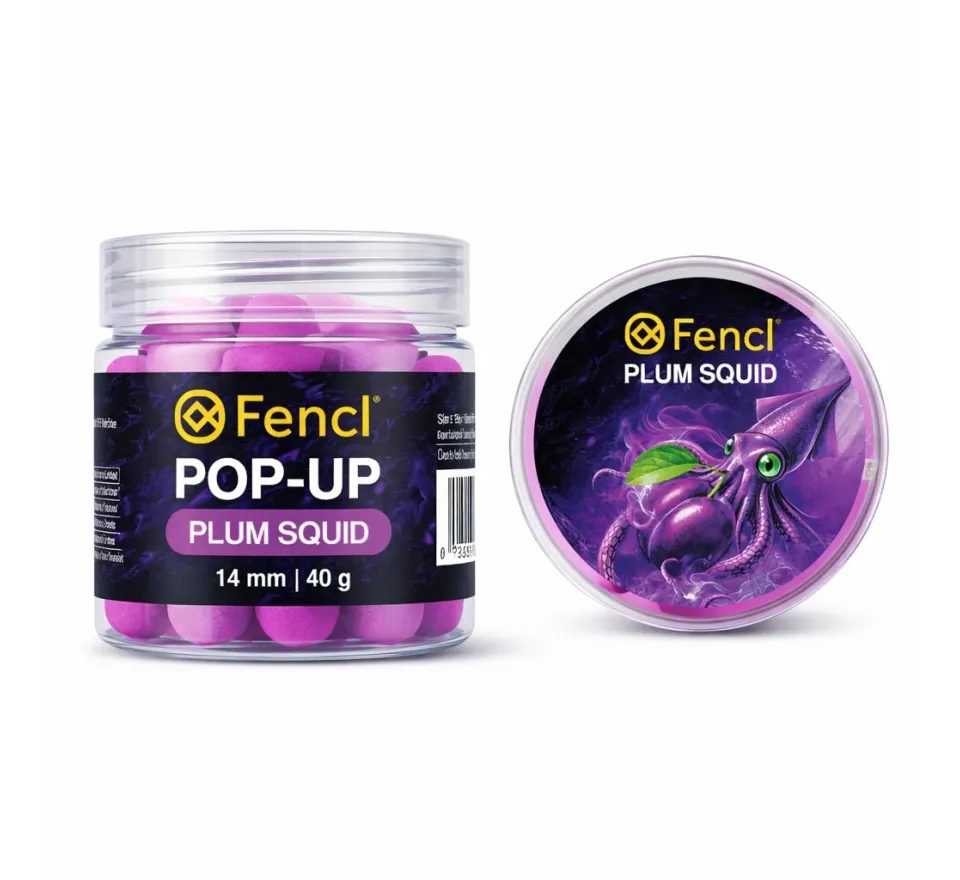 Fencl Boilies Pop Up Plum Squid
