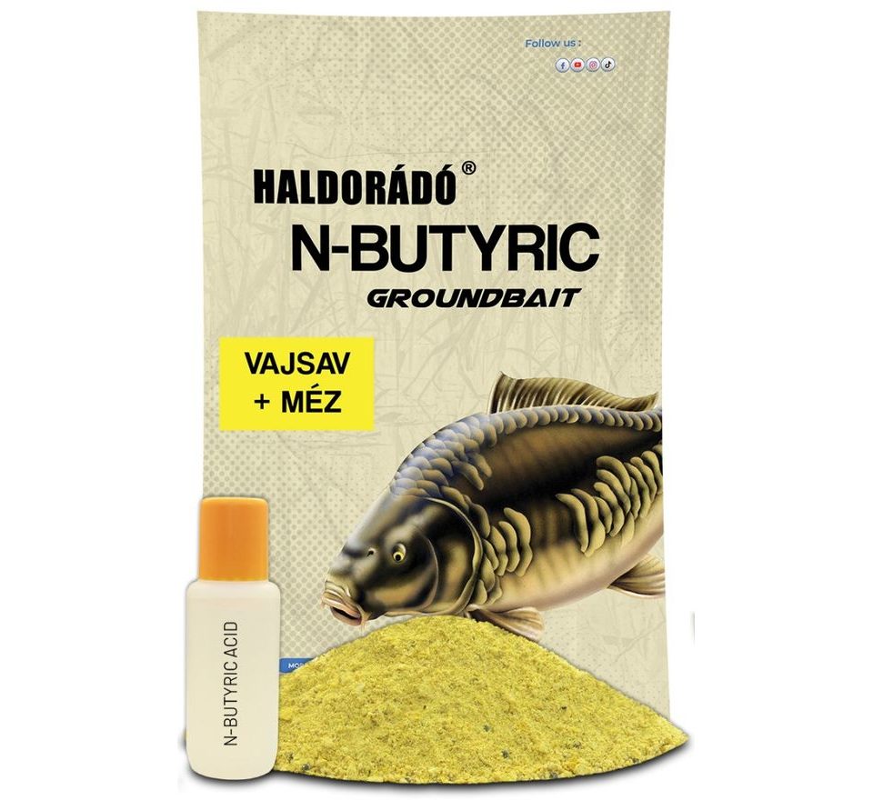 Haldorádó Vnadící směs N-Butyric Groundbait 800g + 50ml Aroma