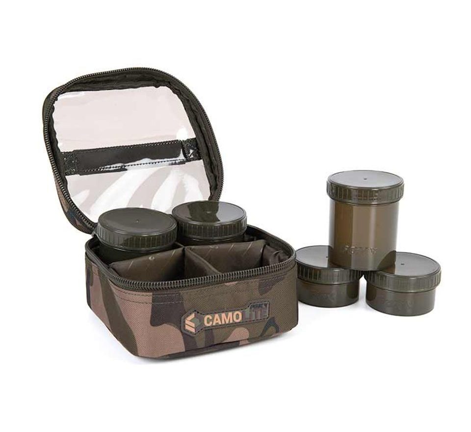 Fox Taška Camolite 6 Pot Hookbait Case