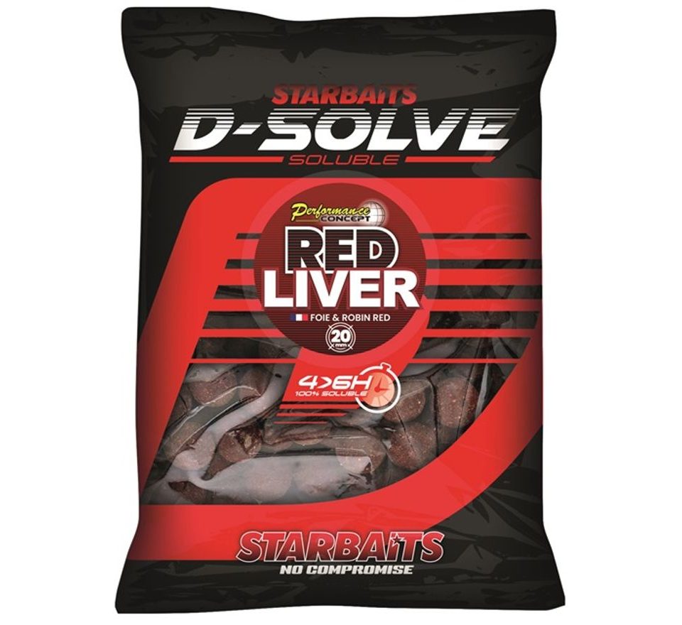 Starbaits Boilies D-Solve Red Liver 20mm 2,5kg