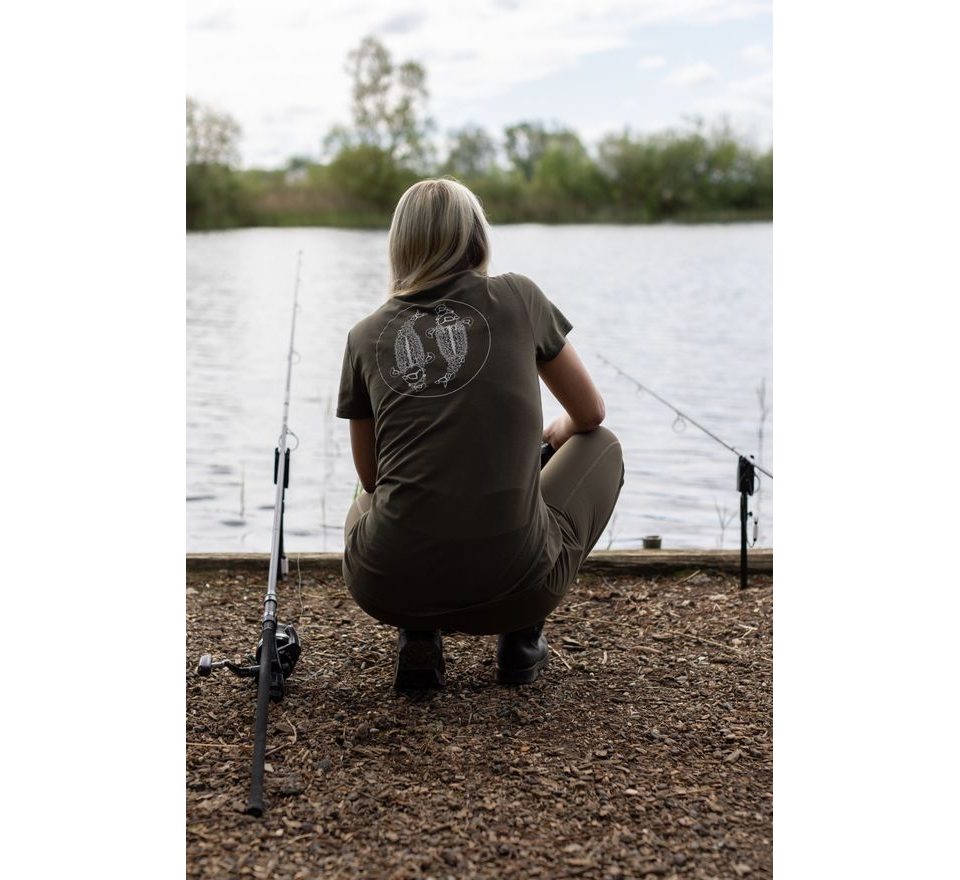 Korda Dámské triko Womens Mandala T-Shirt Dark Olive
