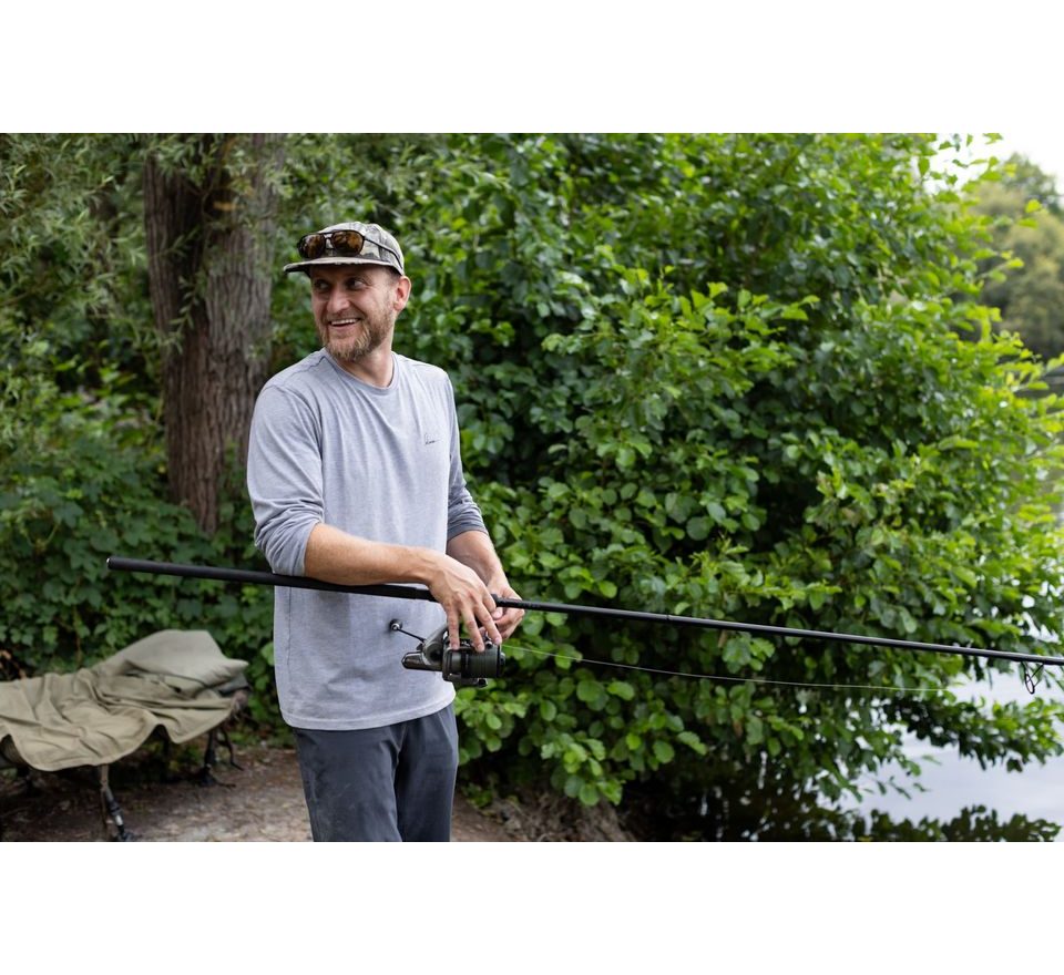 Korda Tričko Minimal Tee LS Heather Grey