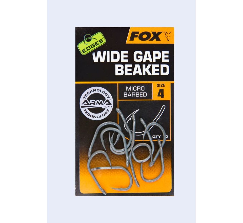 Fox Háčiky EDGES Wide Gape Beaked 10ks