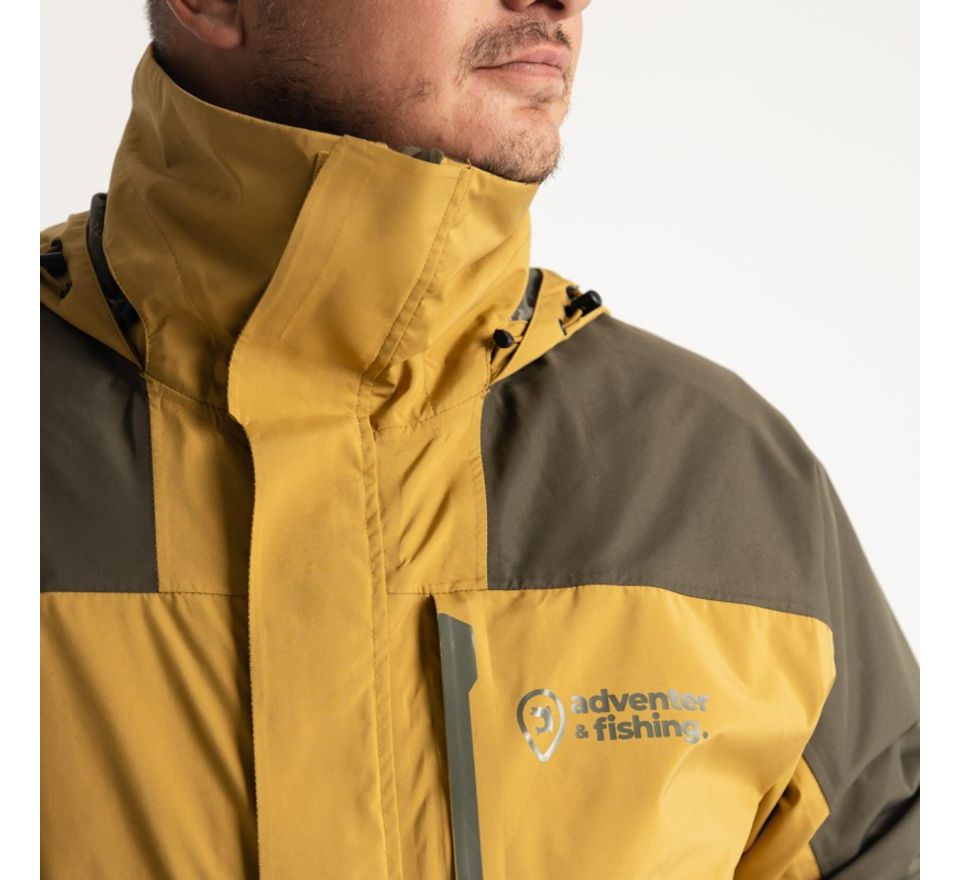 Adventer & fishing Membránová bunda Sand & Khaki