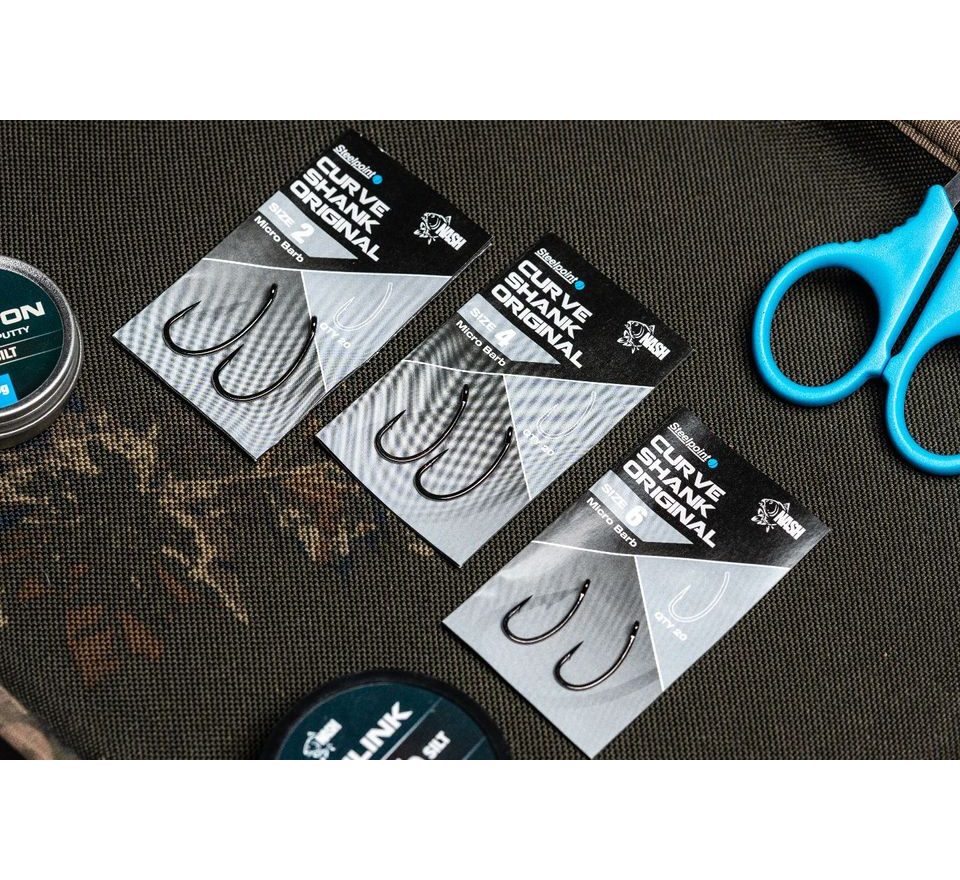 Nash Háčky Steelpoint Curve Shank Original 20ks