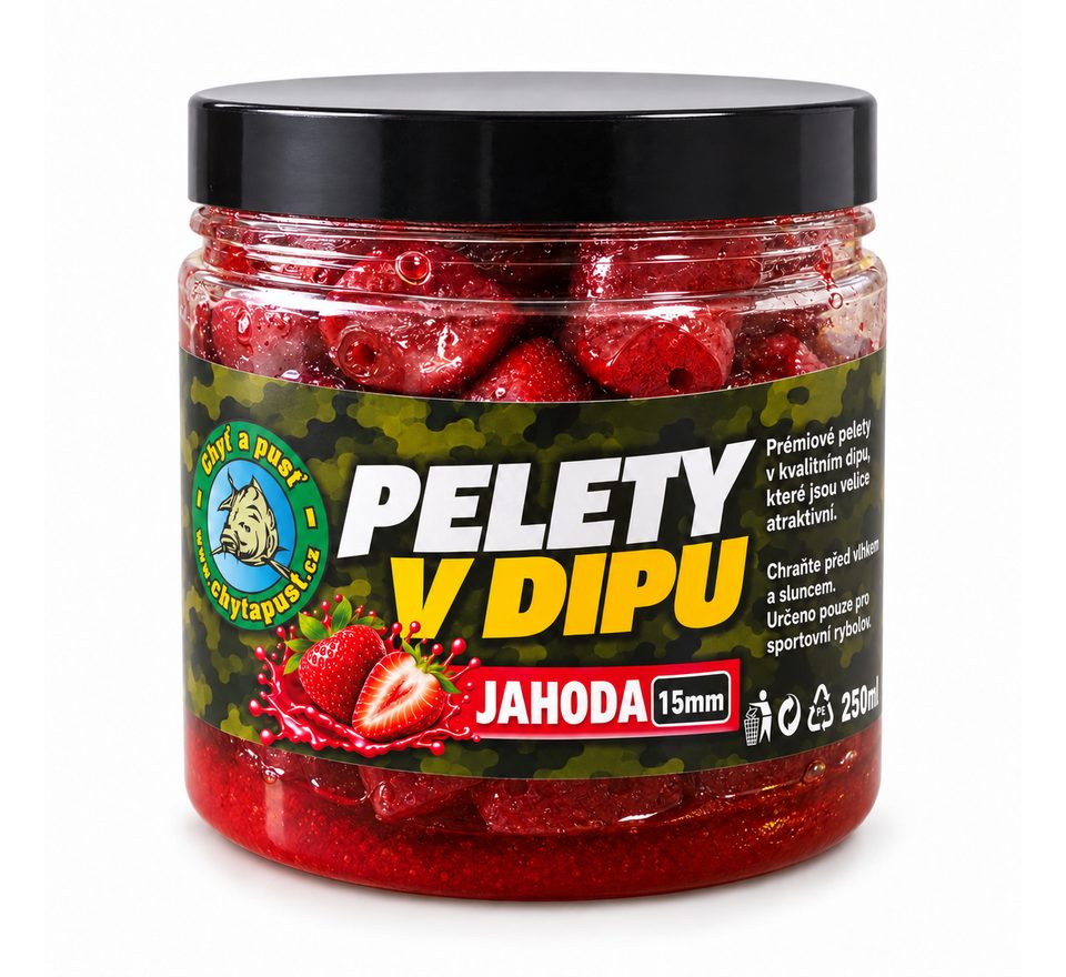 Chyť a pusť Pelety v dipe 200ml
