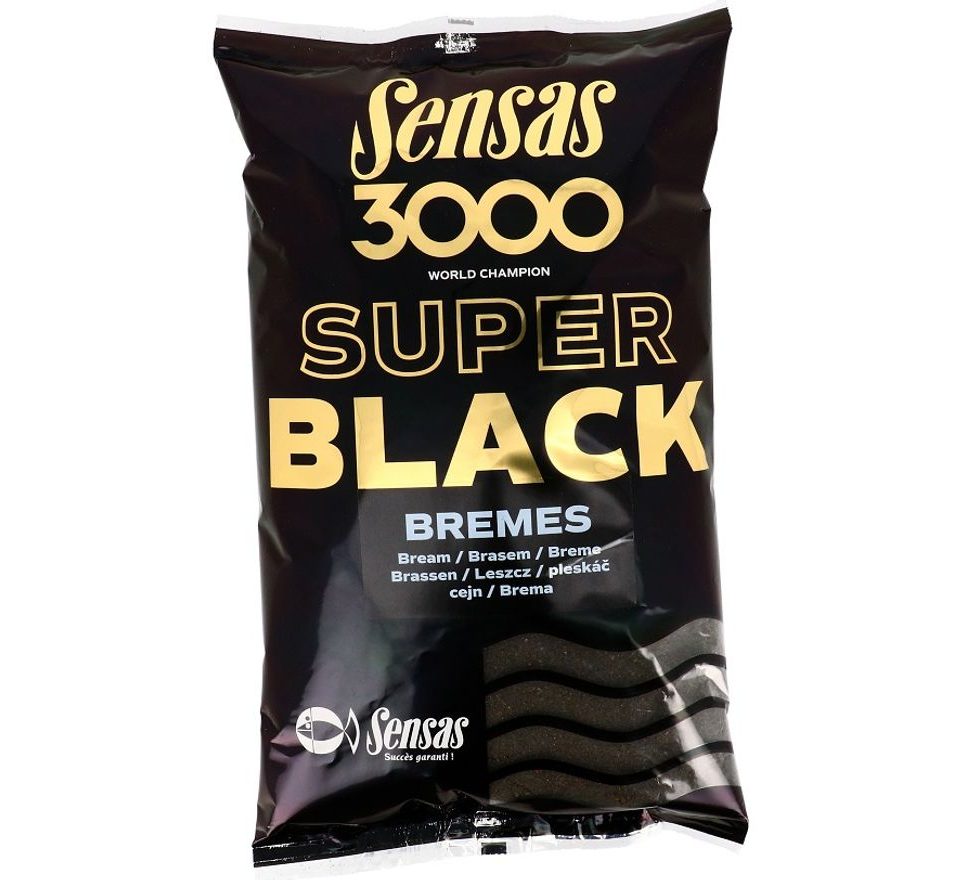 Sensas Krmítková směs 3000 Super Black 1kg
