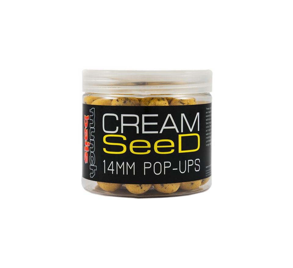 Munch Baits Plovoucí boilie Pop-Ups Cream Seed 100g