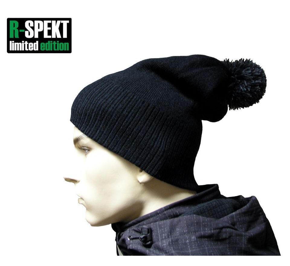 R-Spekt Kulich PomPom Duo beanie style limited edition černý