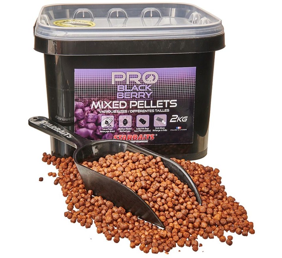 Starbaits Pelety Mixed Pellets Pro Blackberry 2kg