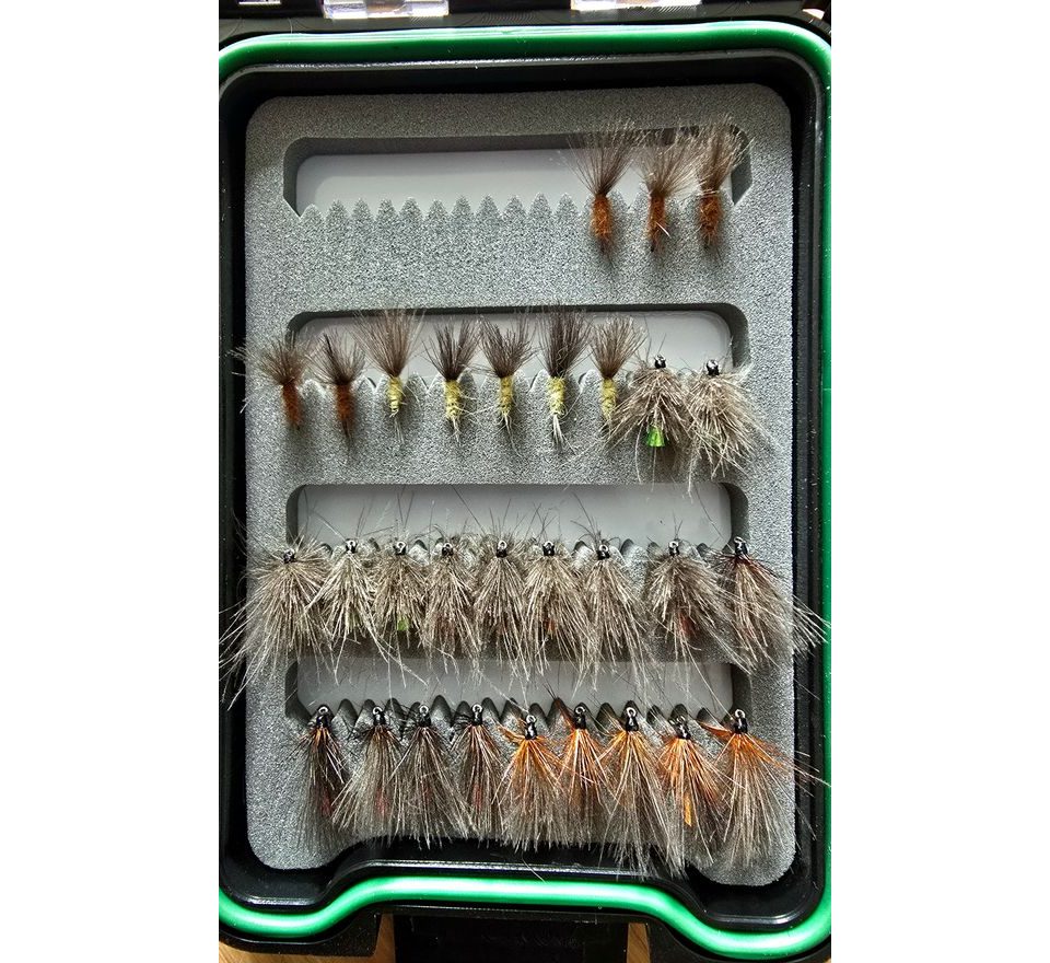 Chyť a pusť Kolekce univerzálních suchých mušek