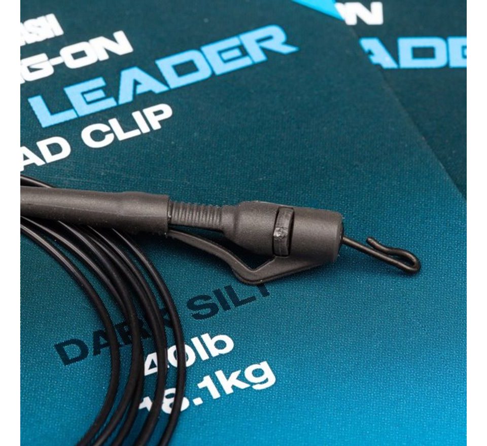 Nash Montáž Cling-On Fused Lead Clip Leader 1m