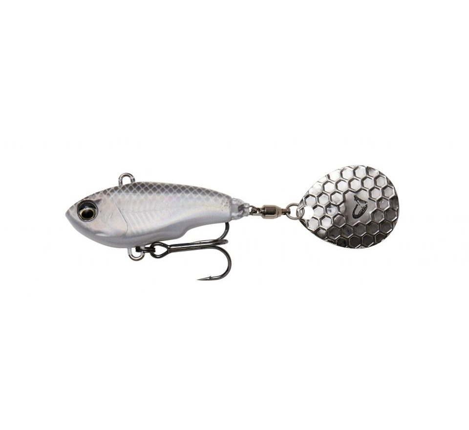 Savage Gear Wobler Fat Tail Spin Sinking White Silver