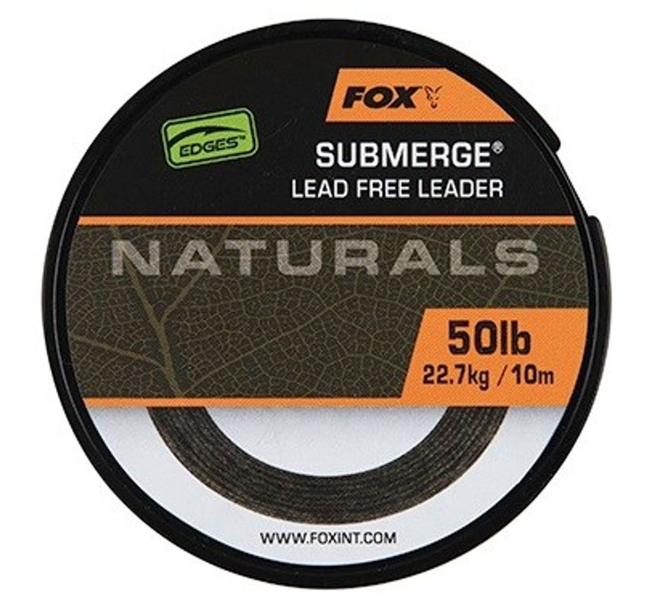 Fox Šňůra Bez Olověného Jádra Naturals Leader 10 m