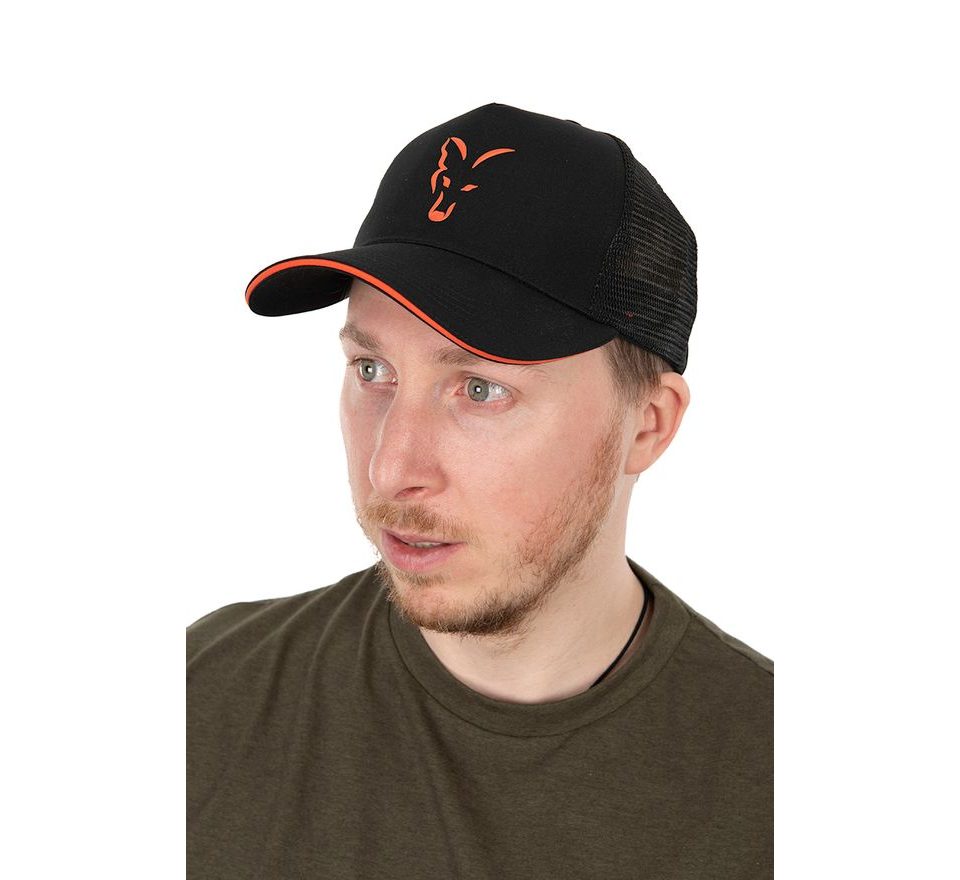 Fox Kšiltovka Collection Trucker Black & Orange