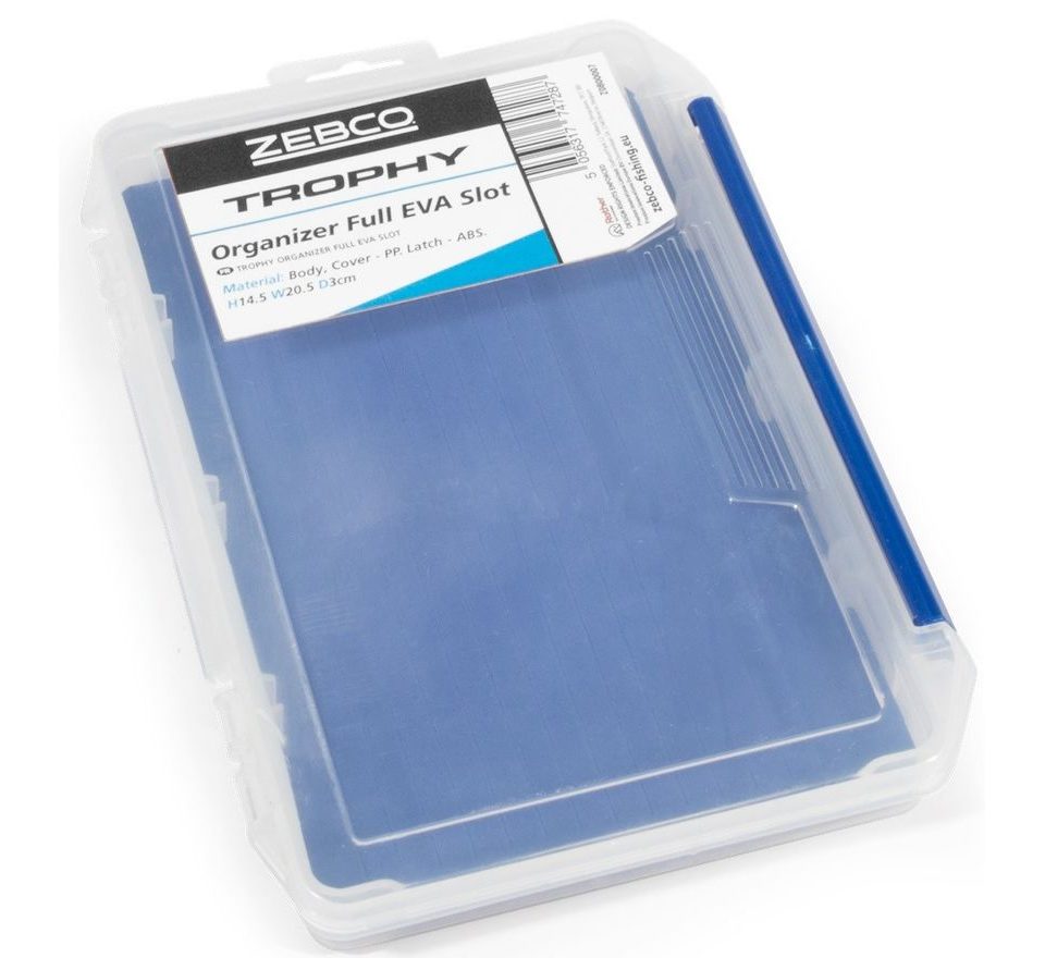 Zebco Krabička Trophy Organizer Full Eva Slot